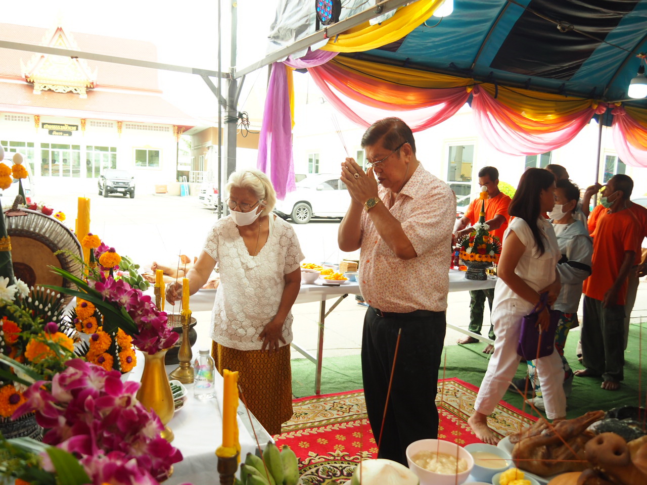 พิธีทำบุญอายุวัฒนมงคล ครบ 56 ปี ผู้ช่วยเจ้าอาวาสวัดมหาวงษ์และพิธีไหว้ครู