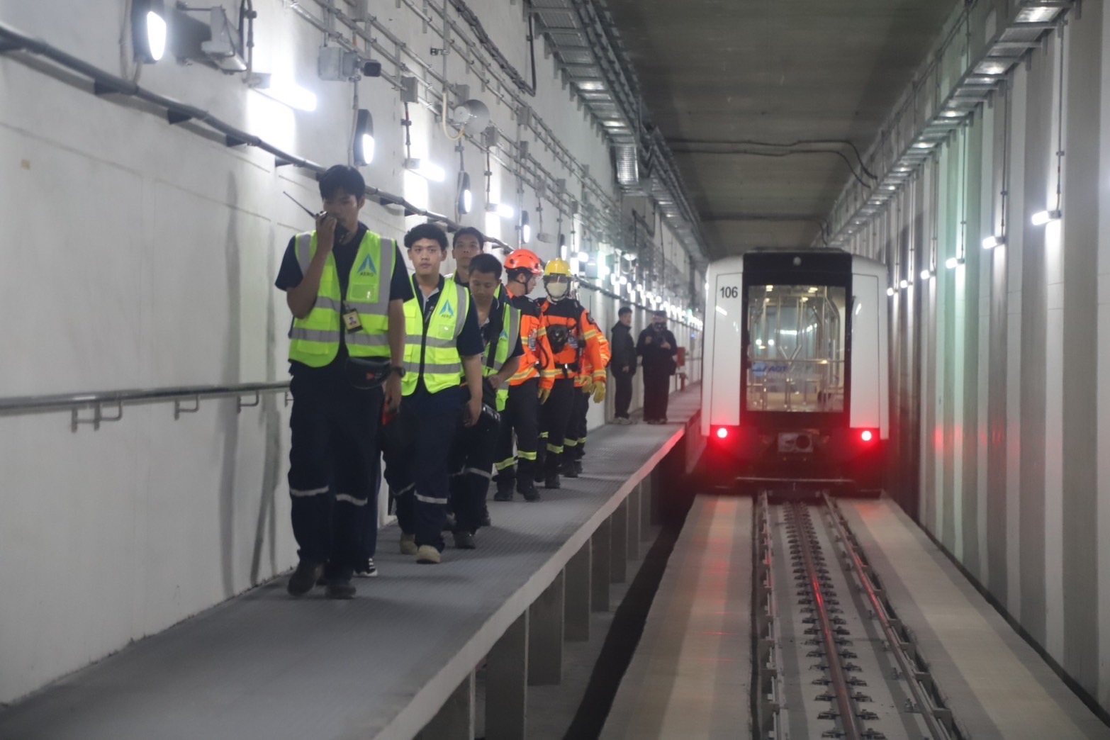 ท่าอากาศยานสุวรรณภูมิซ้อมแผนเผชิญเหตุรองรับกรณีระบบขนส่งผู้โดยสารอัตโนมัติ