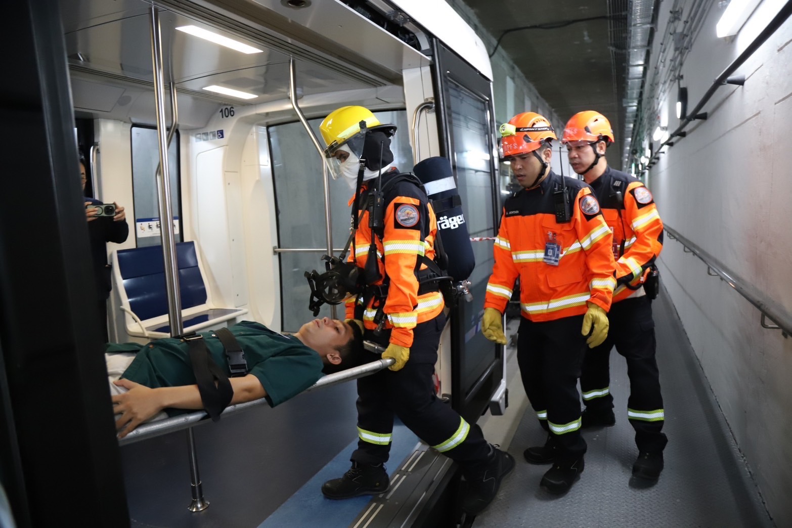 ท่าอากาศยานสุวรรณภูมิซ้อมแผนเผชิญเหตุรองรับกรณีระบบขนส่งผู้โดยสารอัตโนมัติ