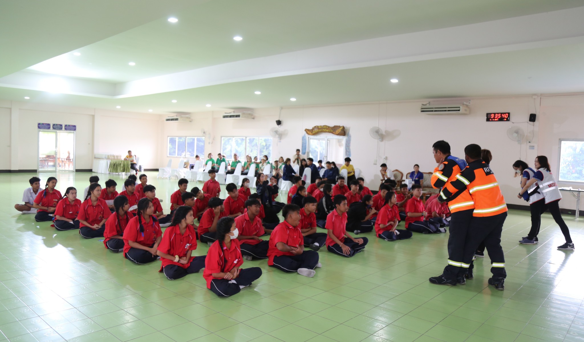 ท่าอากาศยานสุวรรณภูมิจัดโครงการ AOT พี่อาสา กิจกรรม First Aid ปลอดภัยเรื่องใกล้ตัว