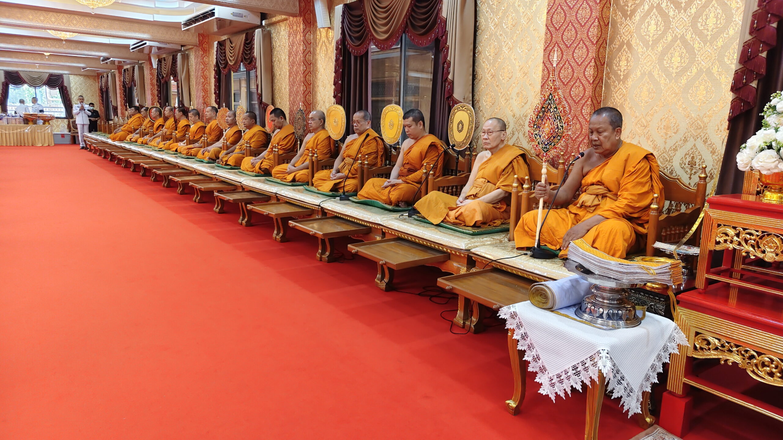 วัดบางพลีใหญ่กลาง จัดพิธีบำเพ็ญกุศลสตมวาร ครบ 100 วัน แห่งการสิ้นพระชนม์ ถวายเป็นพระกุศลแด่ สมเด็จพระเจ้าลูกเธอ เจ้าฟ้าพัชรกิติยาภา นเรนทิราเทพยวดี กรมหลวงราชสาริณีสิริพัชร มหาวัชรราชธิดา