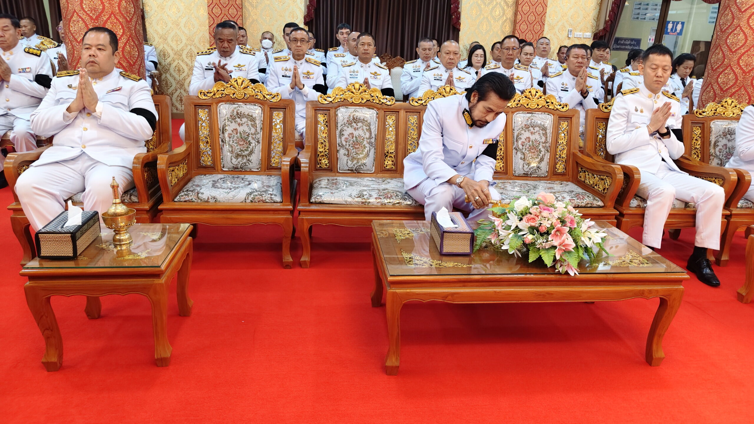 วัดบางพลีใหญ่กลาง จัดพิธีบำเพ็ญกุศลสตมวาร ครบ 100 วัน แห่งการสิ้นพระชนม์ ถวายเป็นพระกุศลแด่ สมเด็จพระเจ้าลูกเธอ เจ้าฟ้าพัชรกิติยาภา นเรนทิราเทพยวดี กรมหลวงราชสาริณีสิริพัชร มหาวัชรราชธิดา