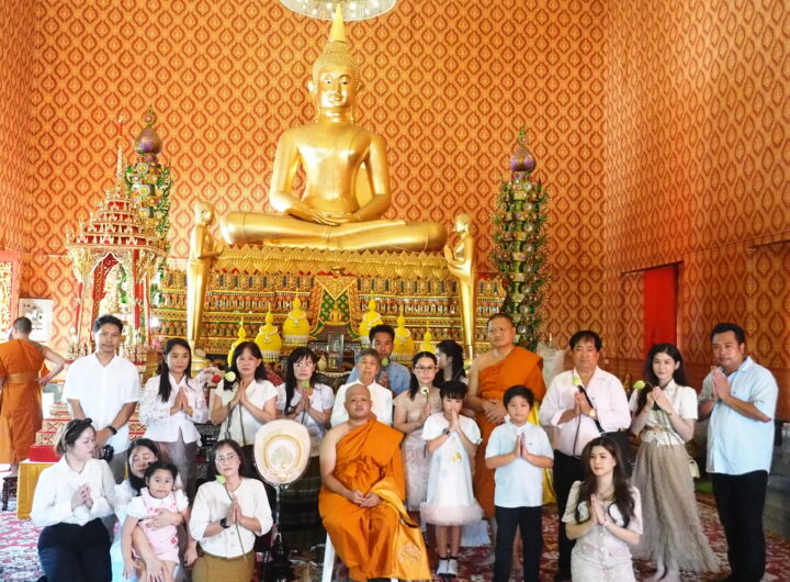 รองผู้บัญชาการนครบาล ร่วมพิธีปรงผมนาคบวชลูกชายที่ตั้งใจศึกษาพระธรรมทางพุทธศาสนา ที่ร้านอาหารครัวบุญเลิศ ต.บางปู อ.เมือง สมุทรปราการ นายมานพ ตาดต่าย (บิดา) พร้อมด้วย นางกาญจนา เรืองศักดิ์ (มารดา) จัดพิธีอุปสมบทนายนพดล ตาดต่าย หรือนาคมอส บุตรชายที่ได้กราบลาขอบรรพชาอุปสมบทบวชศึกษาพระธรรม ณ วัดโสธรนิมิต สมุทรปราการ โดยมี พล.ต.ต.พัลลภ แอร่มหล้า รอง.ผบช.น ให้เกียรติเดินทางมาเป็นประธานฝ่ายฆราวาส โกนผมให้นายนพดล ตาดต่าย (นาคมอส) นอกจากนี้ ทางครอบครัวตาดต่ายยังได้รับความเมตตาจากท่าน พระครูโกศลพัฒนากร เจ้าอาวาสวัดโสธรนิมิต เป็นประธานฝ่ายสงฆ์ เทศพระธรรมสอนนาคแก่นาคนพดล ตาดต่าย อีกทั้ง ยังได้รับความเมตตาจาก หลวงพ่อวิทูรย์ อาจารย์สุโภ (ภูตะมี) จากสถานปฎิบัติธรรมสวนป่าทิพมงคลแสงธรรม อ.สวนผึ้ง จ.ราชบุรี ที่ได้เดินทางมาจากต่างประเทศมาร่วมประกอบพิธีขอขมากรรมให้แก่นาคครอบครัวตาดต่าย ภายในพิธีมีนักธุรกิจ ข้าราชการตำรวจ และญาติสนิทตลอดจนเพื่อนนาคร่วมในพิธีโกนผมนาคเป็นจำนวนมาก โดยเช้าวันที่ 21 มิถุนายน 2568 เวลา 07.00 น.ได้มีการแห่นาคมอส หรือ นายนพดล ตาดต่าย รอบโบสถ์วัดโสธรนิมิตเพื่อเข้าพิธีบรรพชาอุปสมบทเป็นพระภิกษุสงฆ์โดยมีพระครูภาวนาสมณคุณ (พิทักษ์ ป.ธ.๖). เจ้าอาวาสวัดชัยมงคล อ.เมืองสมุทรปราการ เจ้าคณะตำบลท้ายบ้าน เป็นพระอุปัชฌาย์ และได้มีพิธีถวายภัตตาหารเพลที่ร้านอาหาร ครัวบุญเลิศ โดยมีญาติพี่น้องและแขกผู้ทรงเกียรติเข้าร่วมอนุโมทนาบุญกันจำนวนมาก โดยมีนักร้องลูกทุ่ง เสรี รุ่งสว่าง และตั๊กแตน ชลดา มาร่วมงานบวชและร่วมขับร้องเพลงในงานเลี้ยงด้วย โดยพระมอส หรือ พระนพดล ตาดต่าย ได้ฉายาว่า "สิริวฑฺฒโก" หมายถึง ผู้เจริญด้วยสิริ หรือ ผู้มีความเจริญด้วยสิริมงคล. ซึ่งพระนพดล ตั้งใจว่าการอุปสมบทในครั้งนี้เพื่อตั้งใจศึกษาพระธรรม ให้ถึงแก่นแท้ทางพุทธศาสนาต่อไป